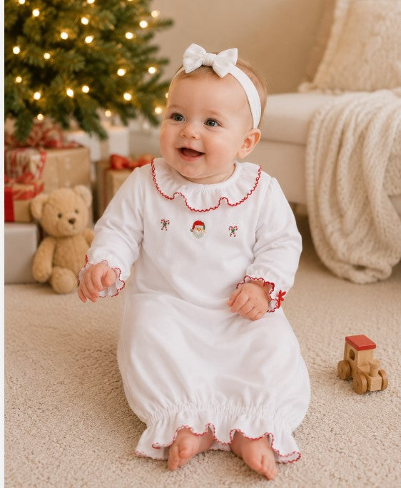 Baby Girls Santa Daygown