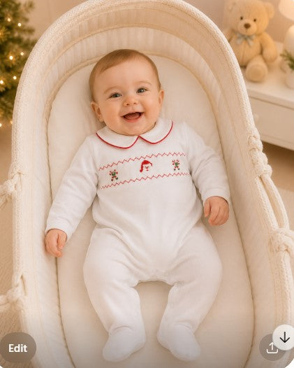 Santa Claus boy's Footie