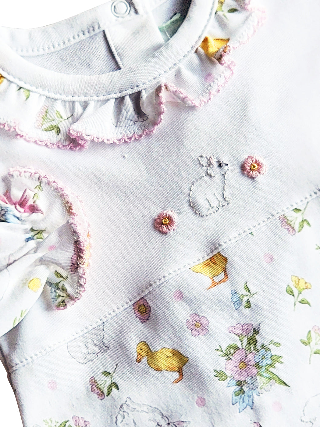 Easter Floral Baby Girl Daygown - Little Threads Inc. Children's Clothing