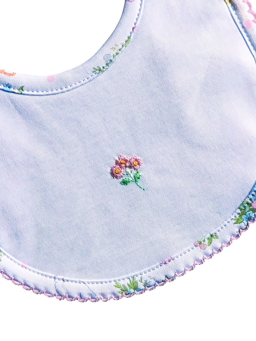 Easter floral print baby bib - Little Threads Inc. Children's Clothing