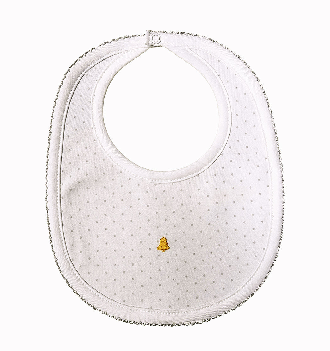 Baby's "Sheep" Unisex Pima Cotton Bib - Little Threads Inc. Children's Clothing