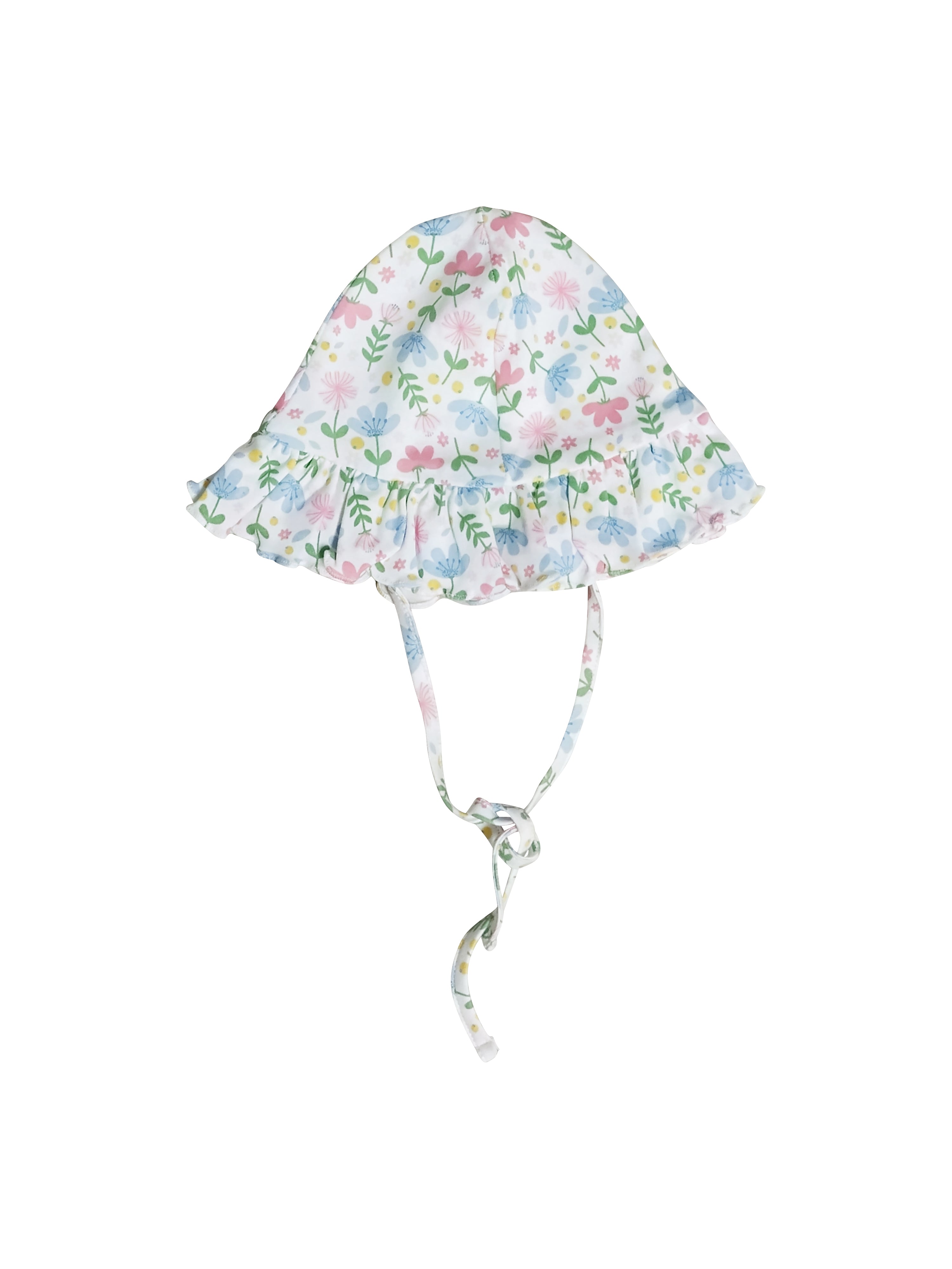 Girl's sunsuit and hat set Palm Beach Collection Pima Cotton - Little Threads Inc. Children's Clothing