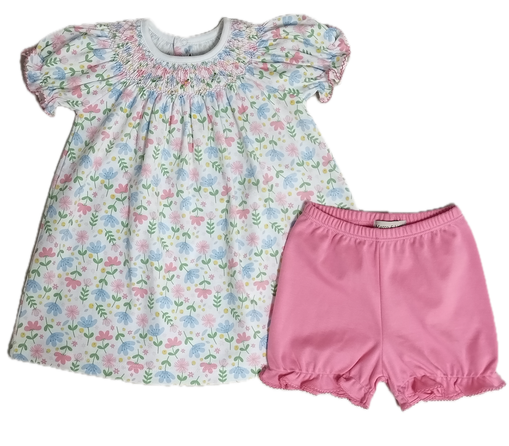 Palm Beach Collection - Girl's bishop Pima Cotton - Little Threads Inc. Children's Clothing