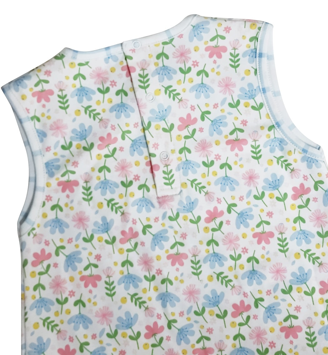 A-line Girl's dress Pima Cotton Palm Beach Collection - Little Threads Inc. Children's Clothing