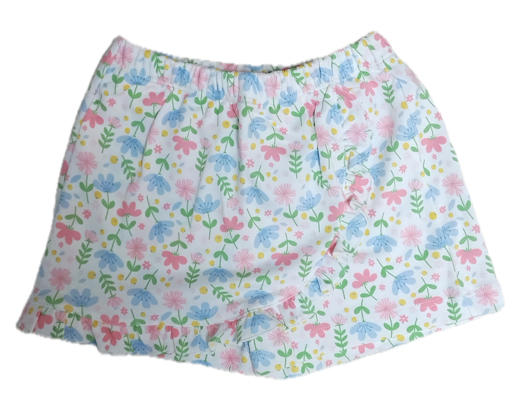 Girl's Skort Pima Cotton Palm Beach Collection - Little Threads Inc. Children's Clothing