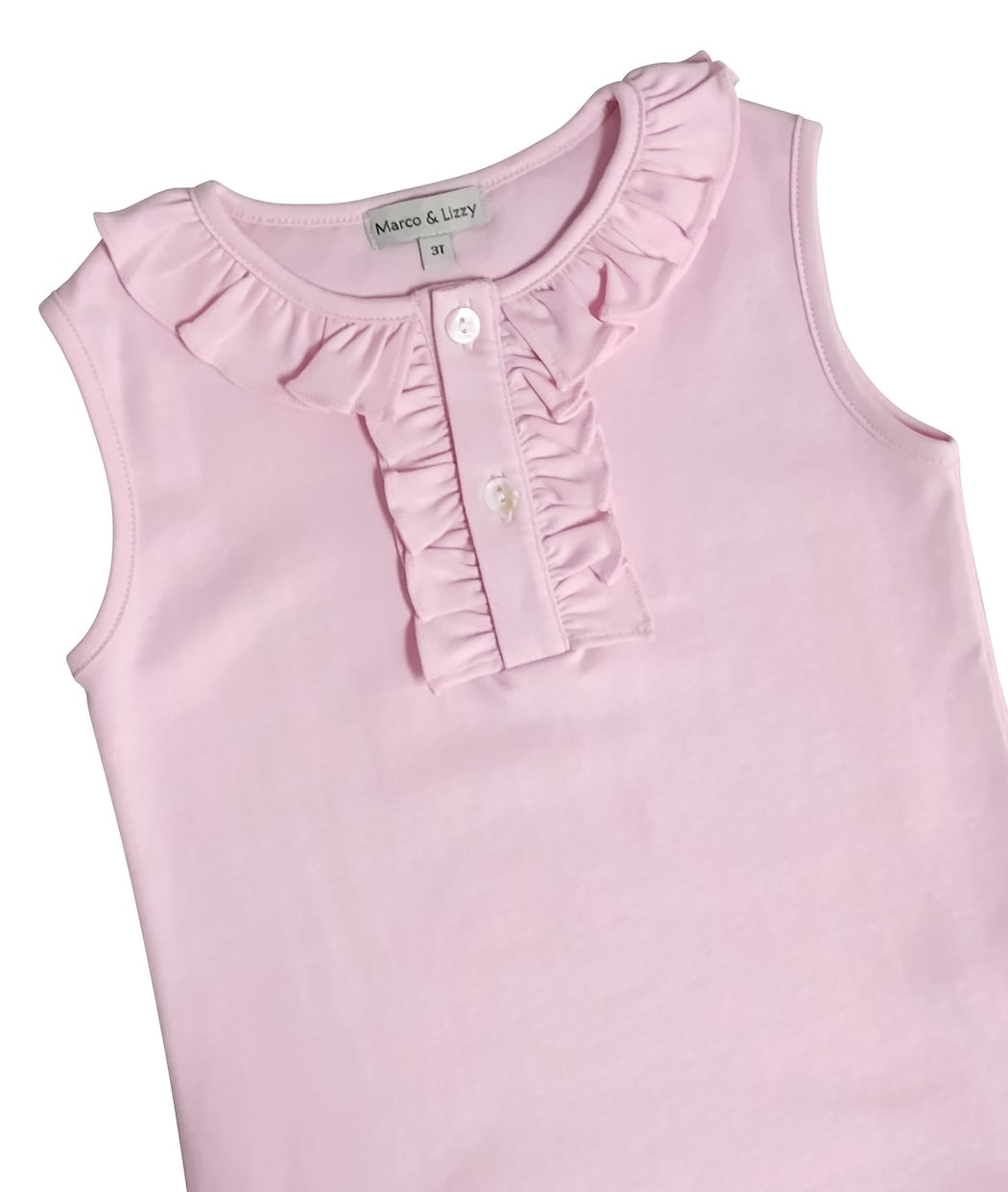 Pink Girl's Pima Top - Little Threads Inc. Children's Clothing