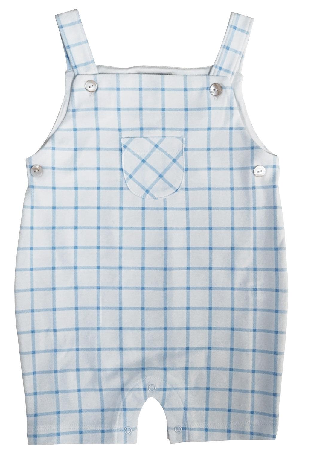 Palm Beach Front Pocket Baby Boy Overall - Little Threads Inc. Children's Clothing