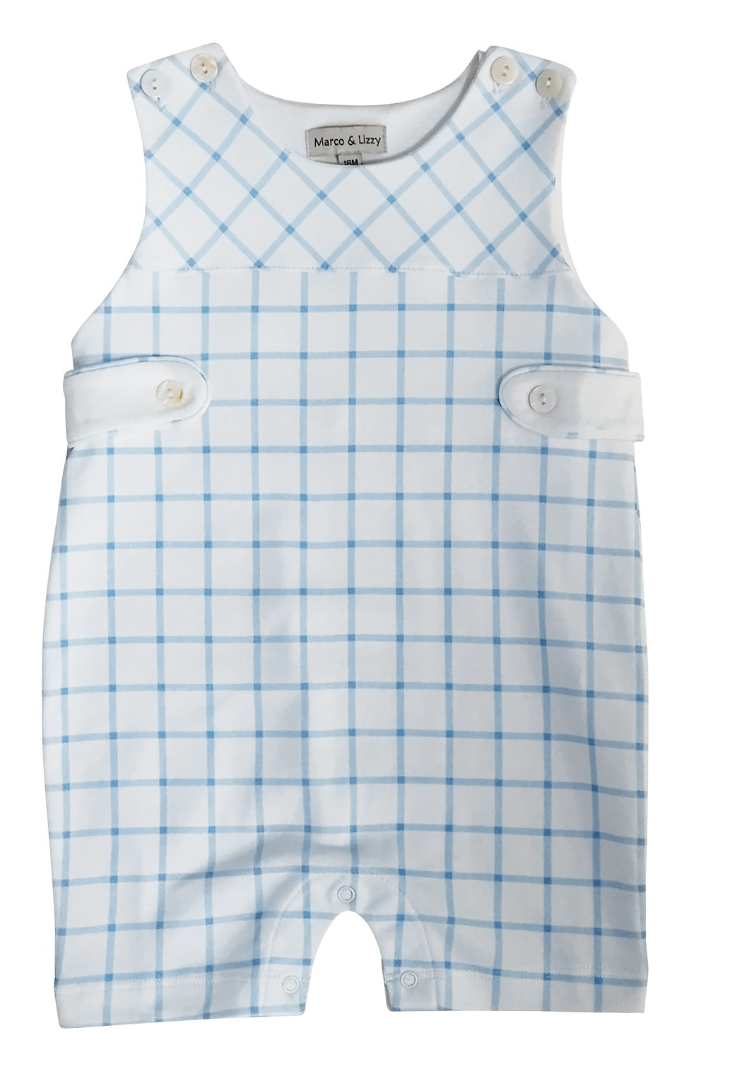 Palm Beach, boys' Pima cotton overall. - Little Threads Inc. Children's Clothing