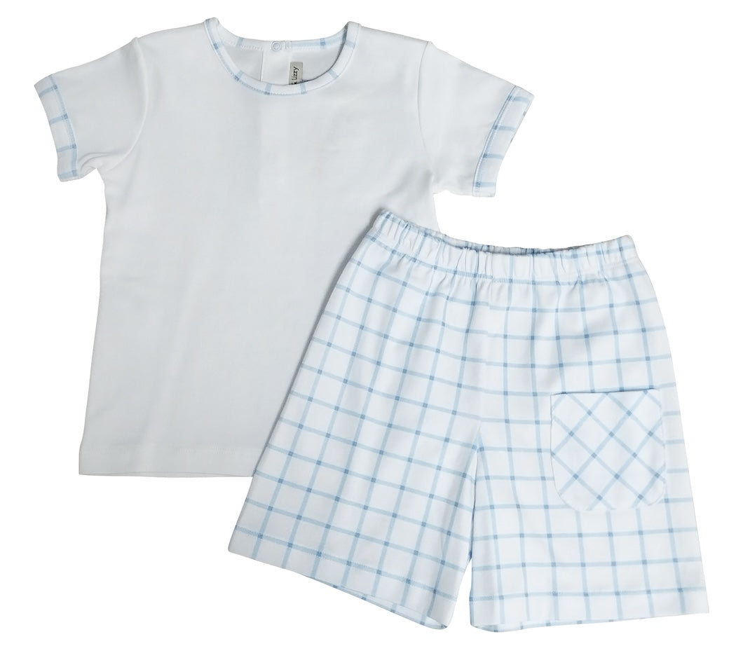 Boy Short set Pima Cotton Palm Beach Collection - Little Threads Inc. Children's Clothing