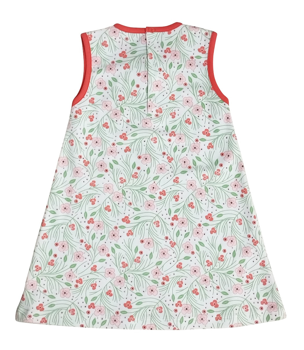 Cherry Blossoms A Line Girl's Dress - Little Threads Inc. Children's Clothing