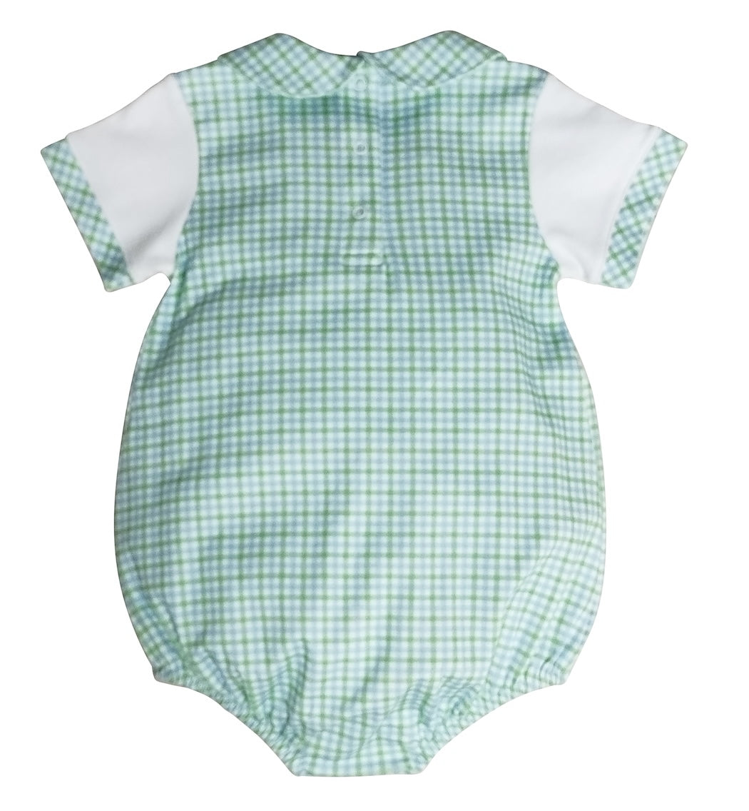 Baby Boys Pima cotton romper - Little Threads Inc. Children's Clothing
