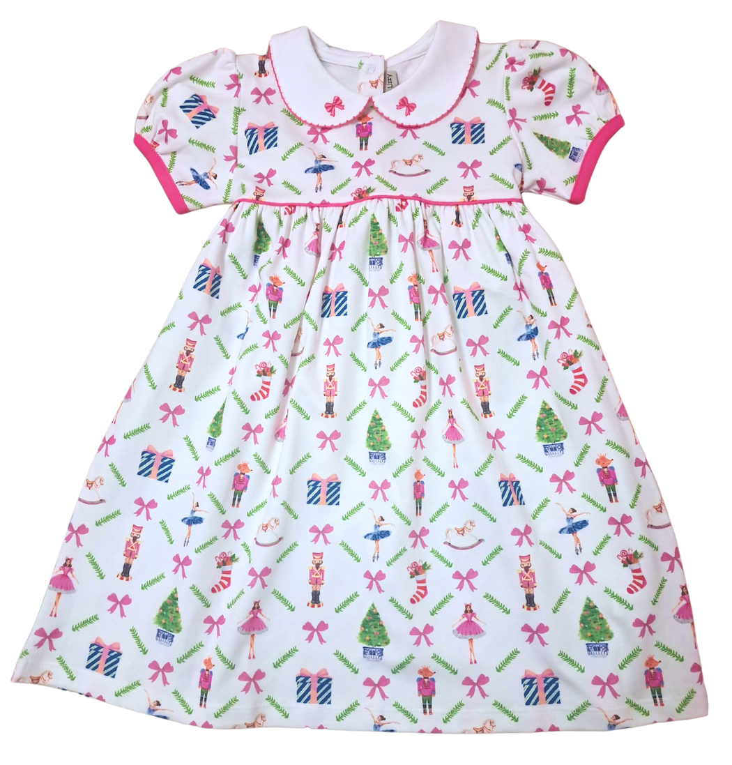 Girl's "Nutcracker" Float Dress - Little Threads Inc. Children's Clothing