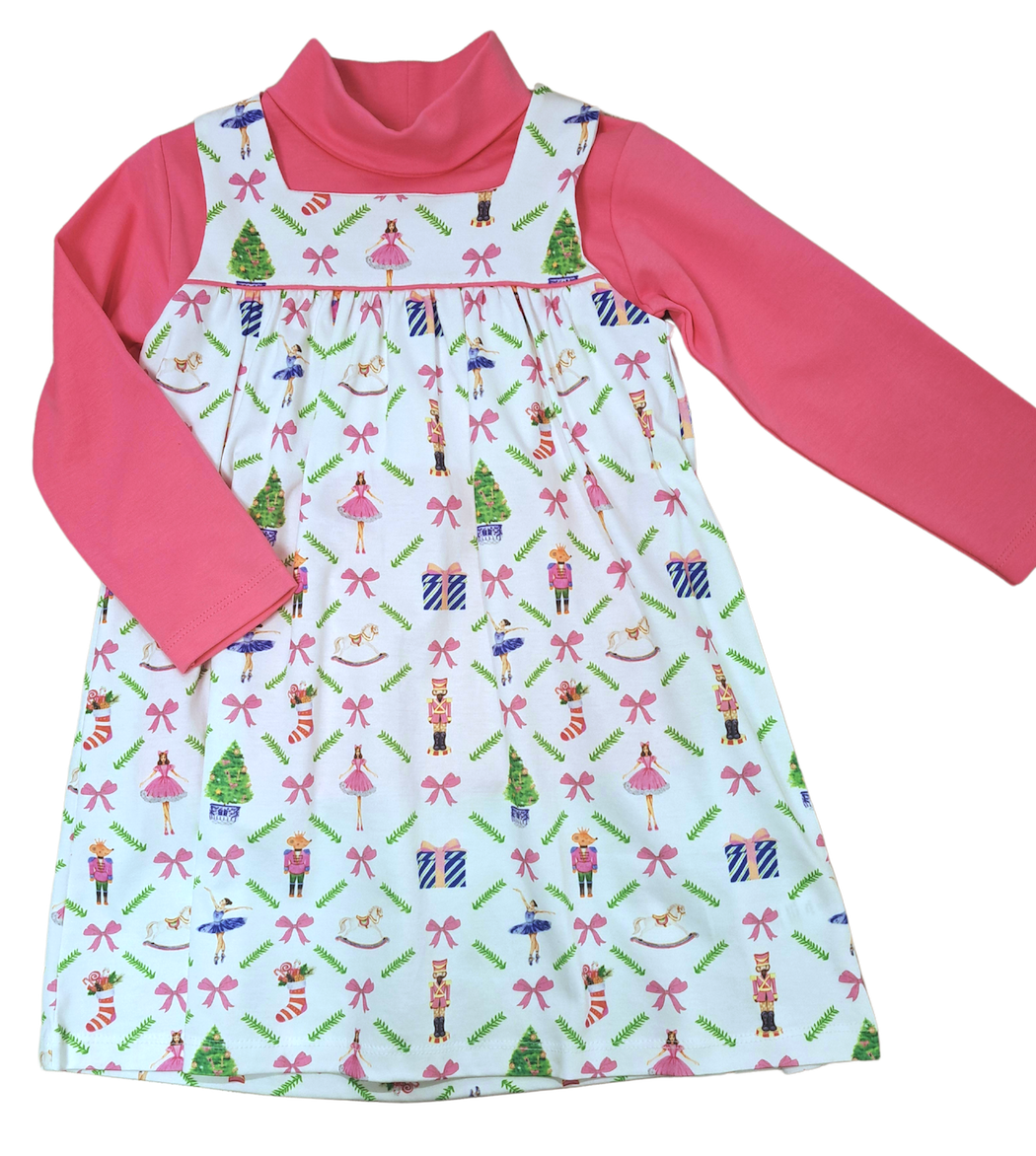 Girl's "Nutcracker" Jumper Set - Little Threads Inc. Children's Clothing
