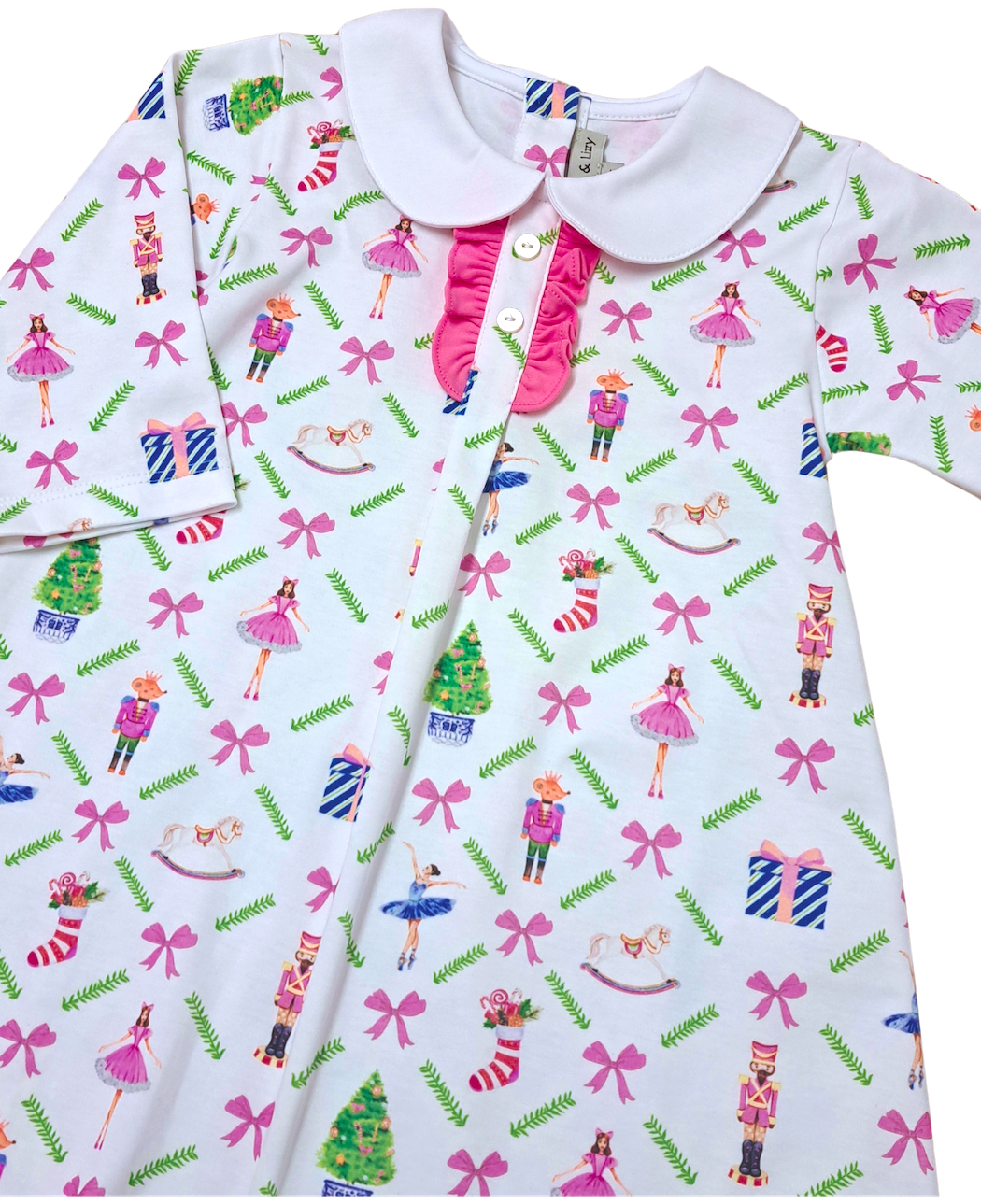Christmas Nutcracker Print A line Girl's Dress