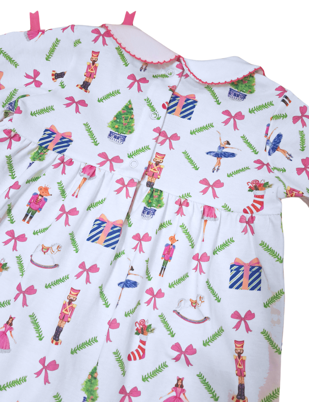 Christmas Nutcracker baby girl romper