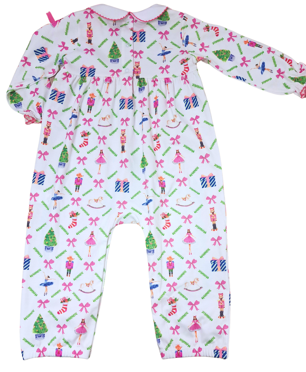 Christmas Nutcracker baby girl romper