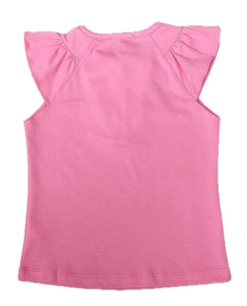 Cherries Hot Pink Girl's Pima Top - Little Threads Inc. Children's Clothing