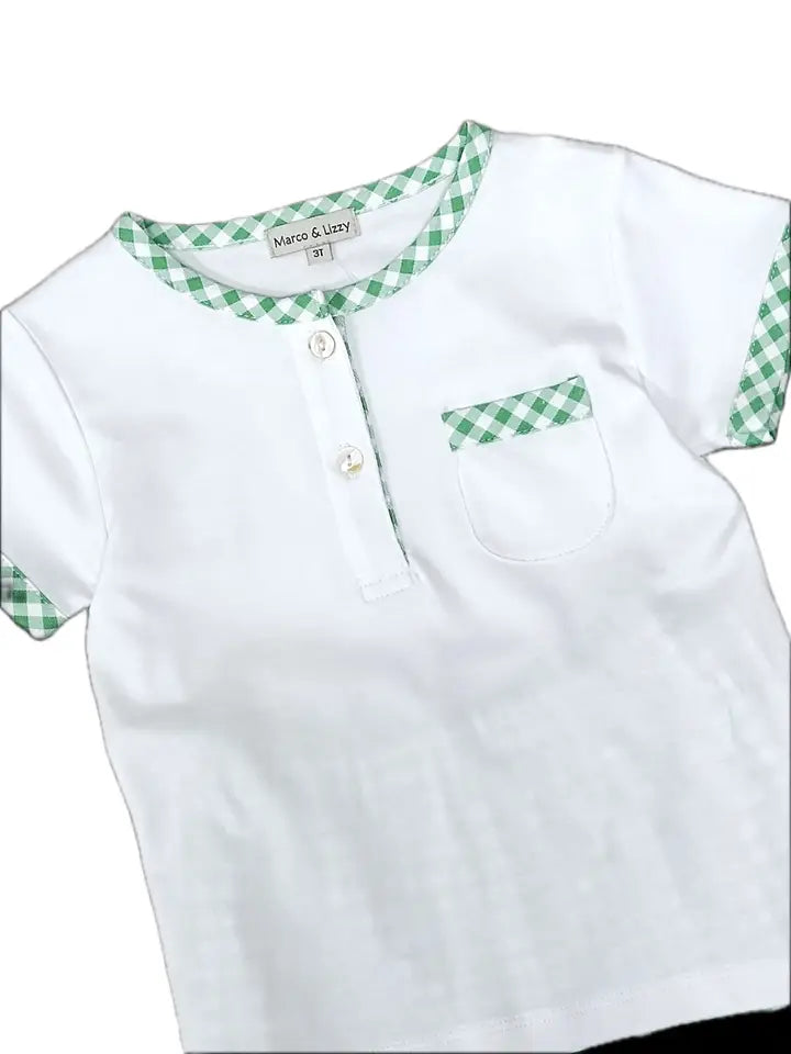 Cherries Boys 2 pc Short Set - Little Threads Inc. Children's Clothing