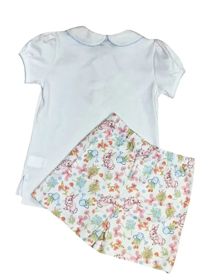Easter Bunnies Girl's Skort Set - Little Threads Inc. Children's Clothing