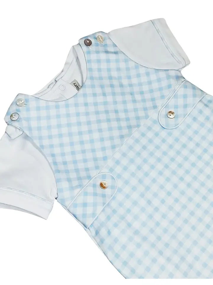 Easter Bunnies Boy's Overall Set - Little Threads Inc. Children's Clothing