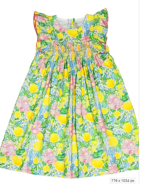 Positano Collection Smocked Girls Dress
