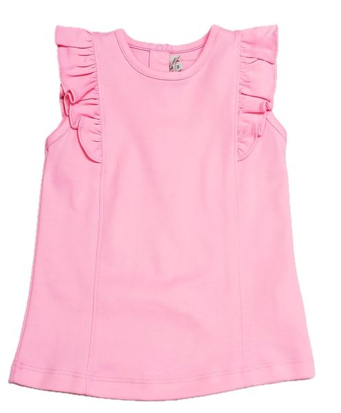 Positano Fuchsia Pima Top - Little Threads Inc. Children's Clothing