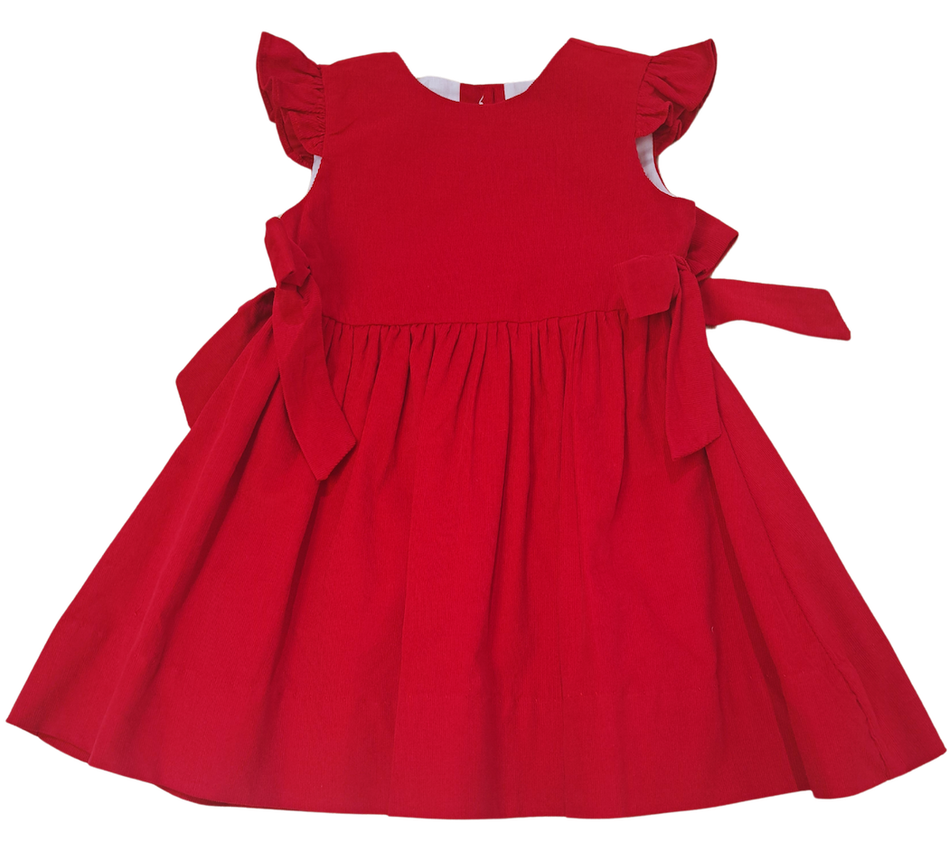Girl's red Corduroy Jumper Basics Collection