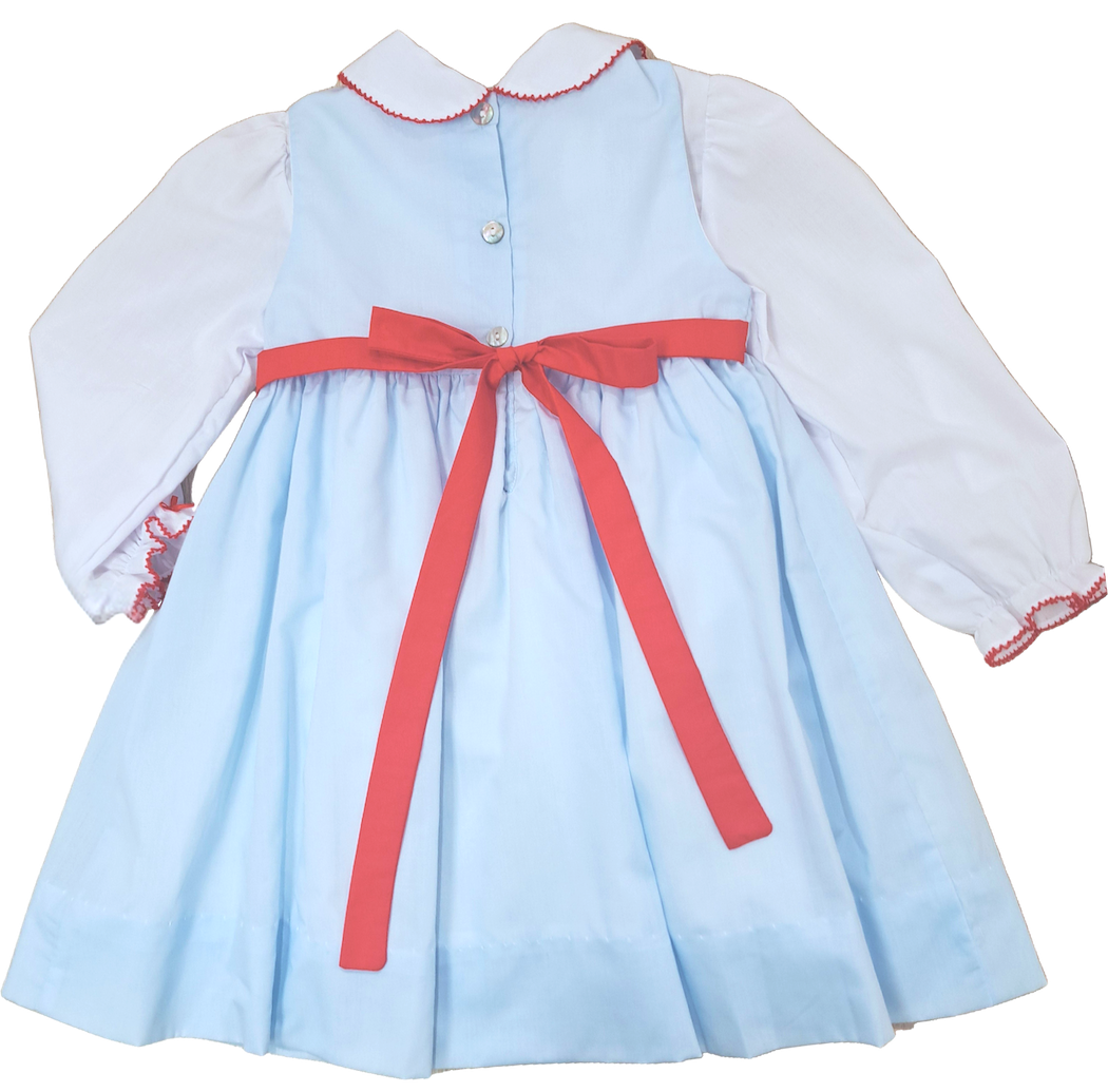 Blue girls jumper set Santa Claus Collection