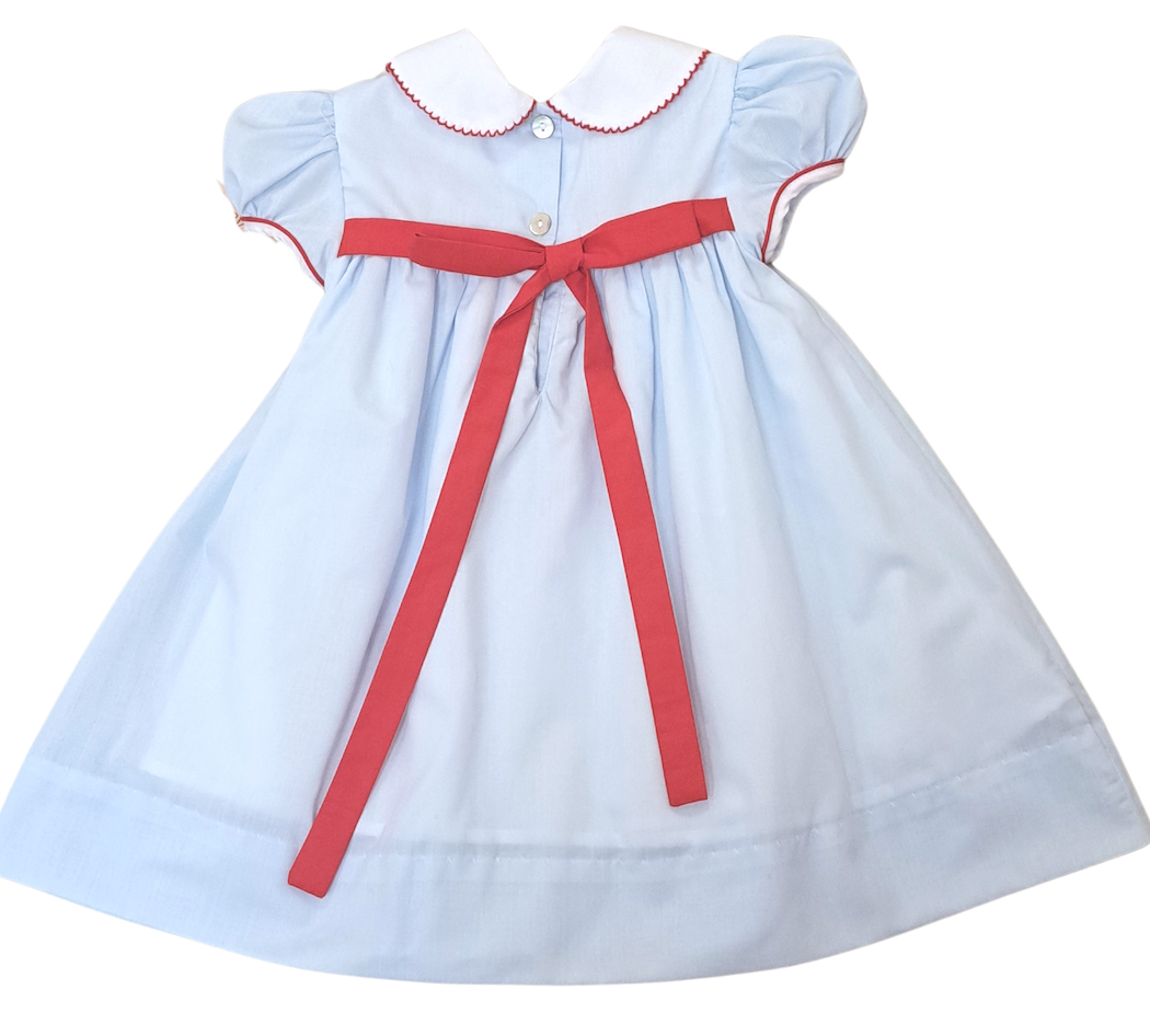 Blue float girls dress Santa Claus Collection