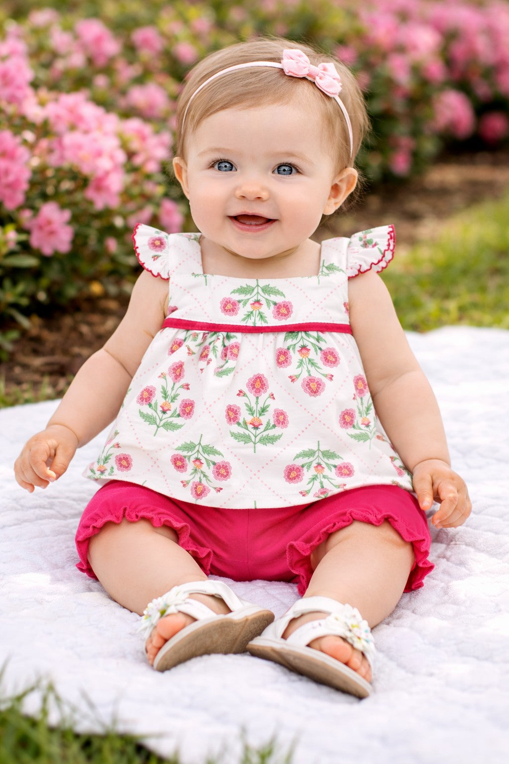 Madison Girl's Bloomer Set