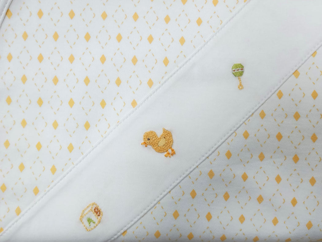 Baby's Yellow Duck Blanket - Little Threads Inc. Children's Clothing