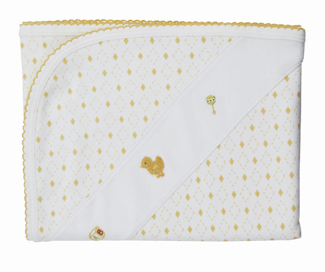 Baby's Yellow Duck Blanket - Little Threads Inc. Children's Clothing