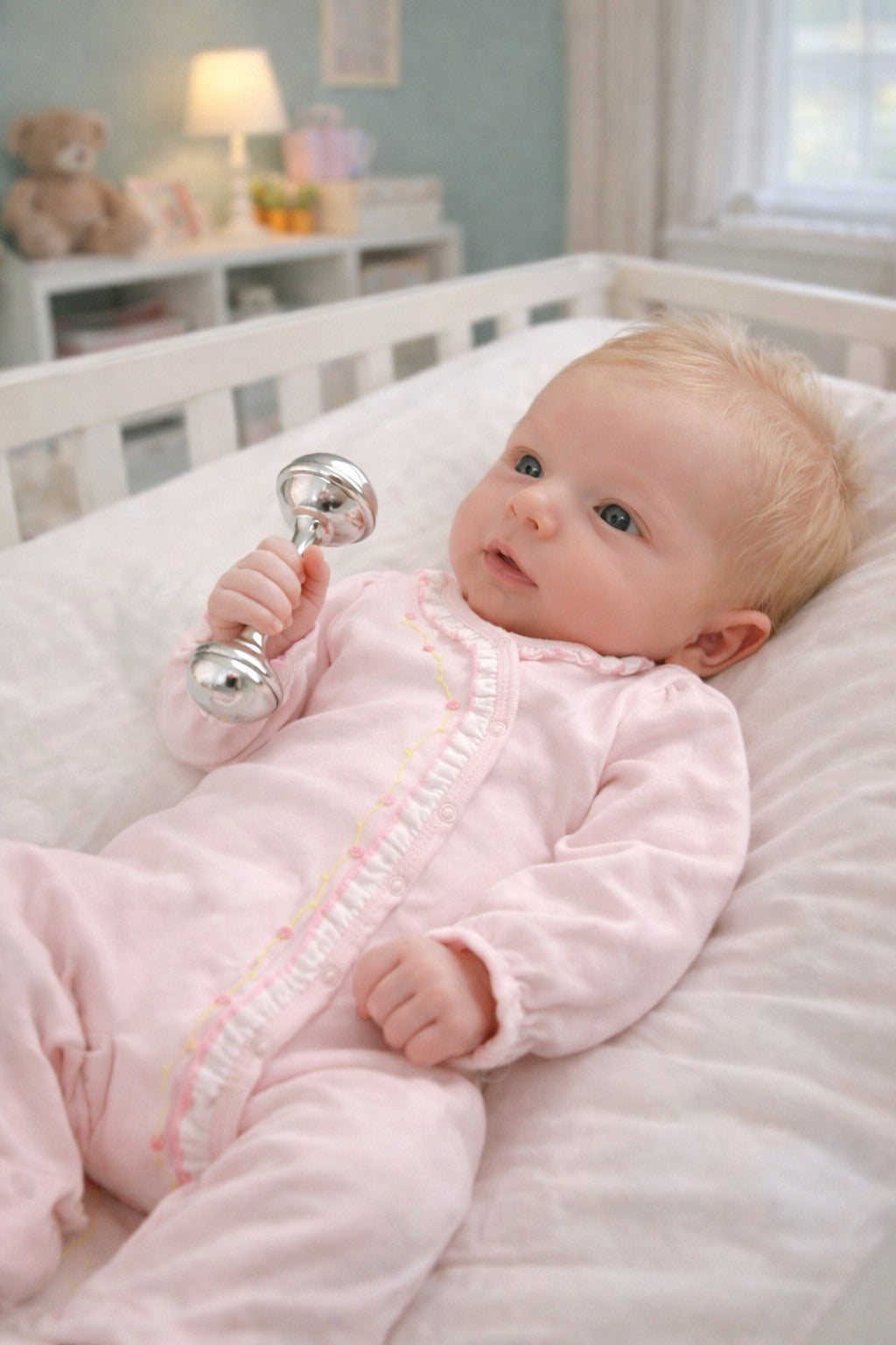 Eden Rose Pink Baby Girl's Footie - Little Threads Inc. Children's Clothing