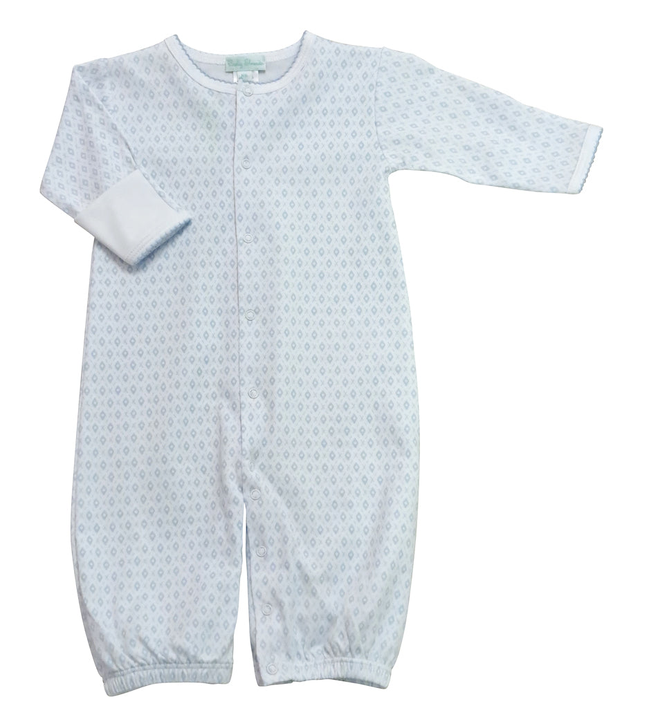 Blue Argyle with dot Baby Converter - Little Threads Inc. Children's Clothing