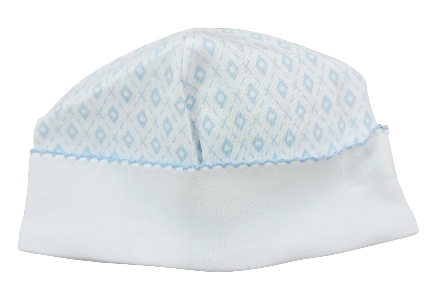 Blue Argyle with dot Baby Hat - Little Threads Inc. Children's Clothing