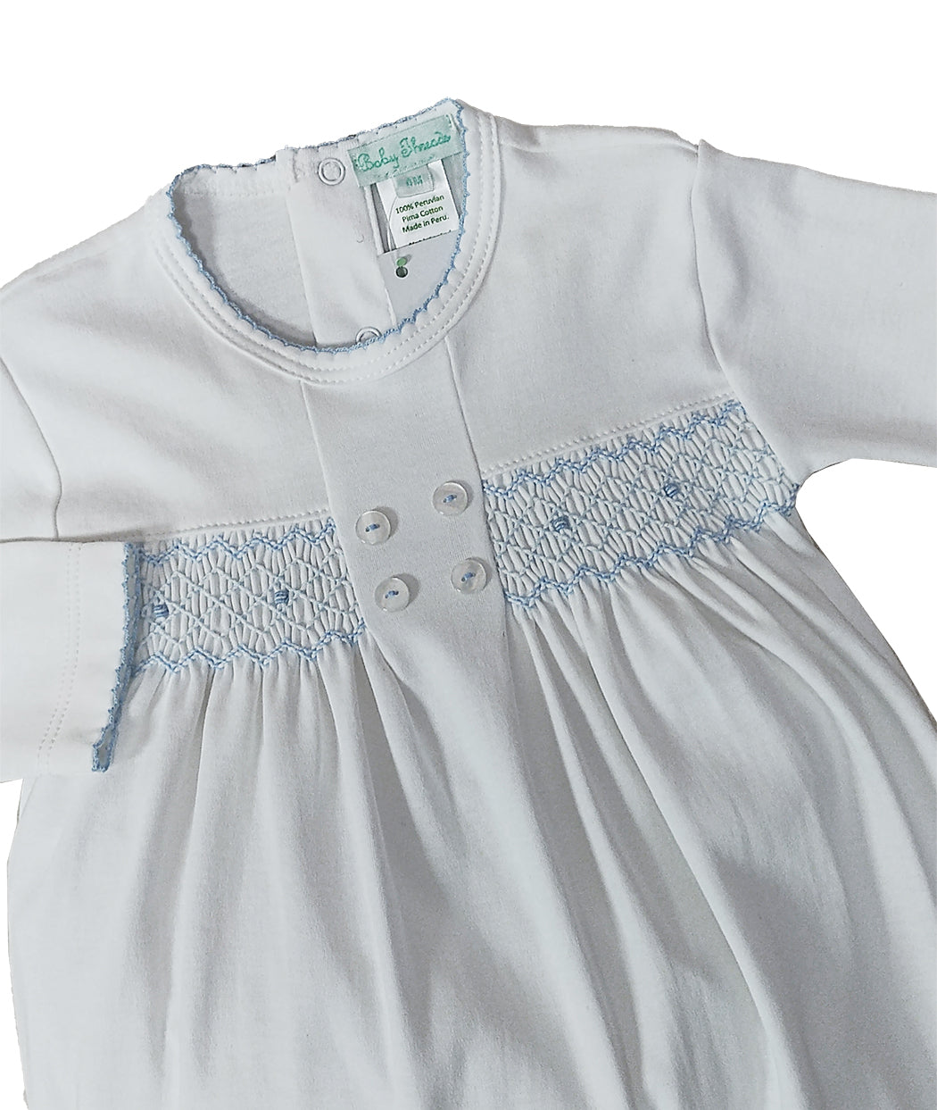 Baby Boy's "Celine & Tom" Hand Smocked Converter - Little Threads Inc. Children's Clothing