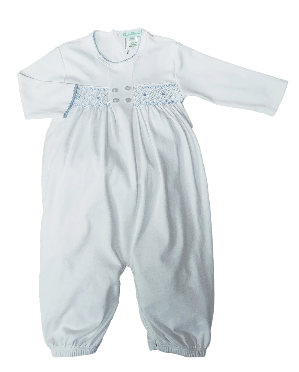 Baby Boy's "Celine & Tom" Hand Smocked Converter - Little Threads Inc. Children's Clothing
