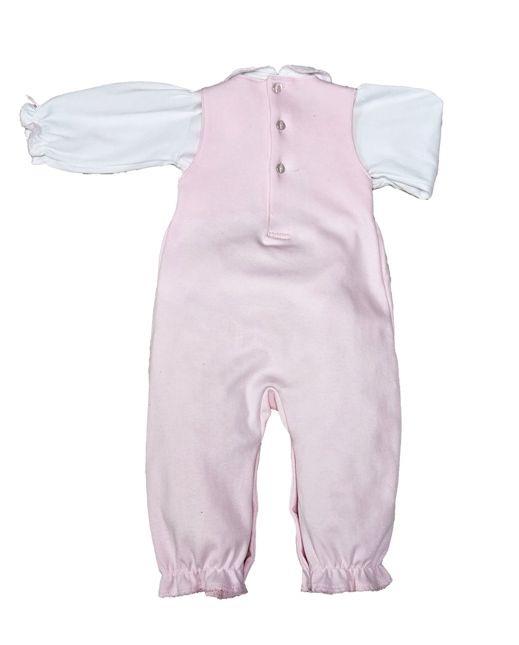 Baby Girl's "Celine and Tom" Smocked Overall Set - Little Threads Inc. Children's Clothing