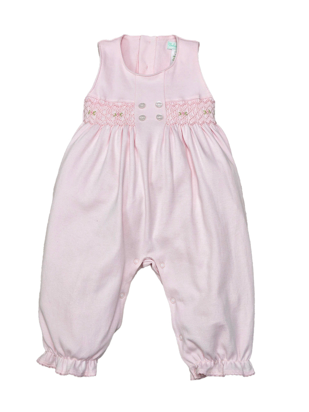 Baby Girl's "Celine and Tom" Smocked Overall Set - Little Threads Inc. Children's Clothing