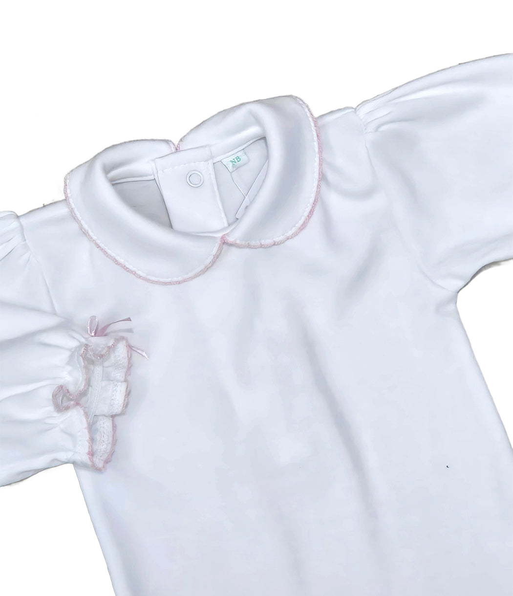 Baby Girl's "Celine and Tom" Smocked Overall Set - Little Threads Inc. Children's Clothing