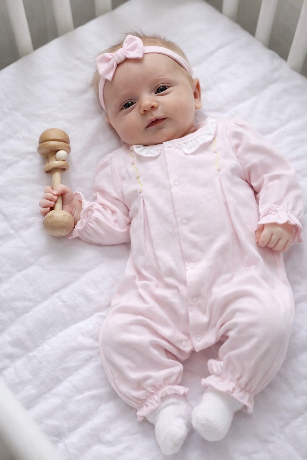 Eden Rose Pink Baby Girls Converter - Little Threads Inc. Children's Clothing