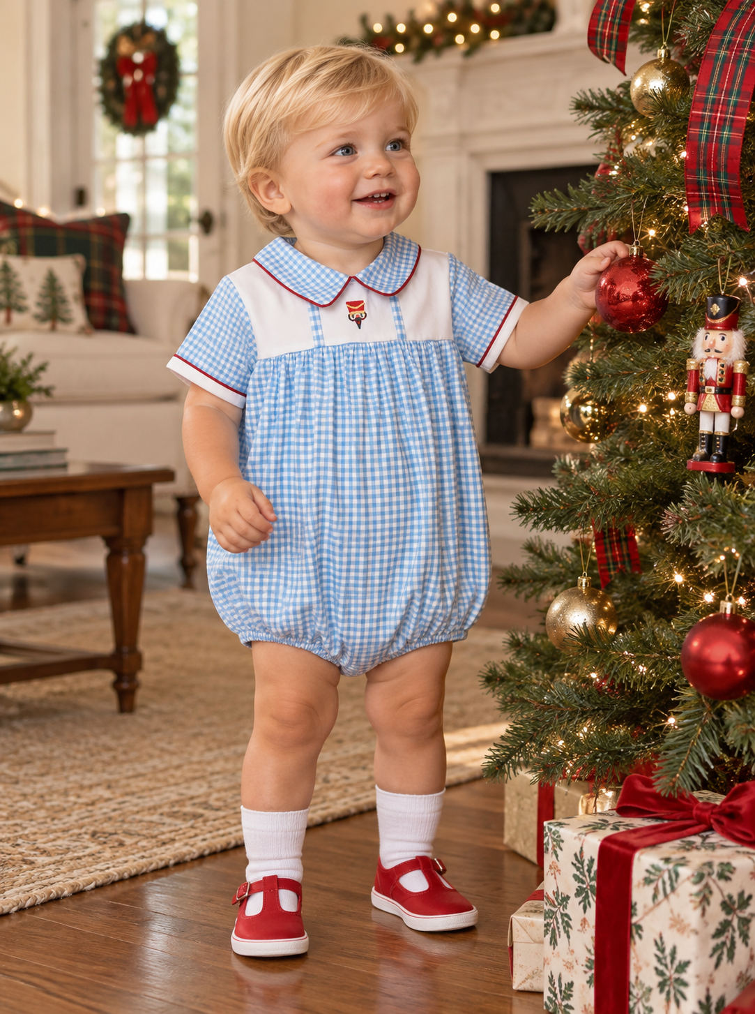 Baby Boy's "Nutcracker" Romper