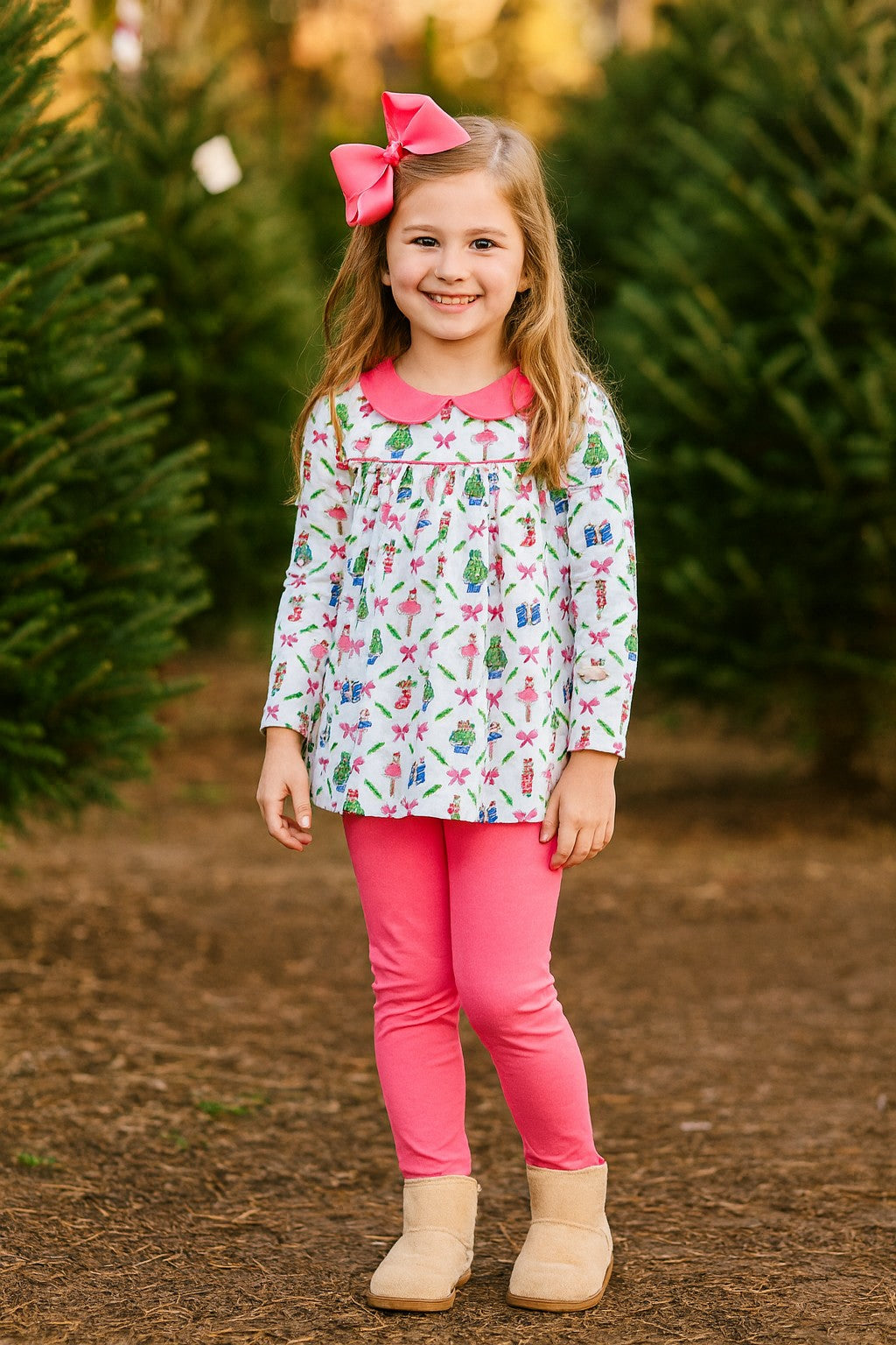 Christmas Nutcracker Girl's Leggings Sets