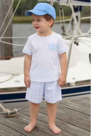 Boy Short set Pima Cotton Palm Beach Collection