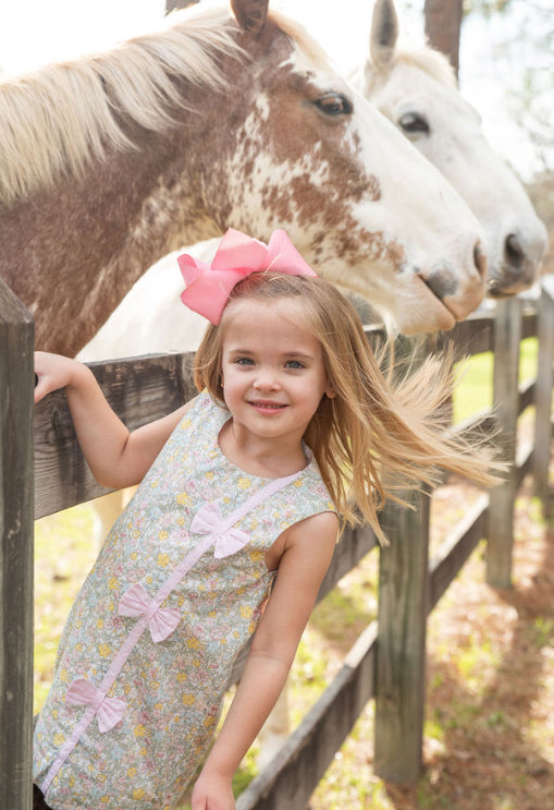 Spring Again Floral A line dress - Little Threads Inc. Children's Clothing