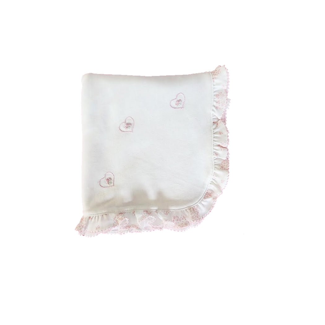Baby Girl's Sweetheart Blanket - Little Threads Inc. Children's Clothing