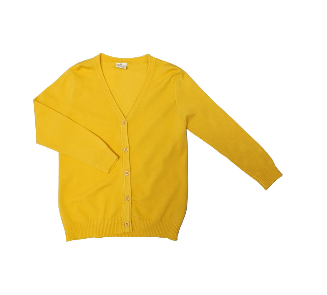 Kid's Mustard Knit Cardigan - Little Threads Inc. Children's Clothing