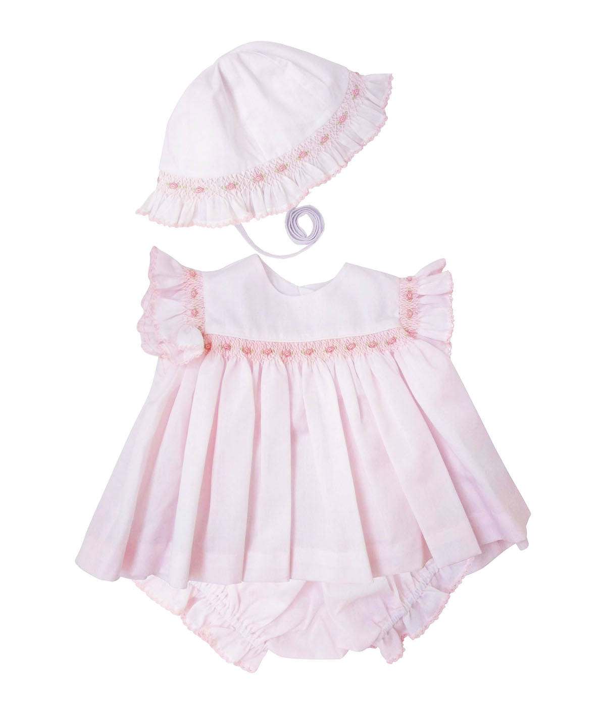 Pink Batiste Diaper Cover Set - Little Threads Inc. Children's Clothing