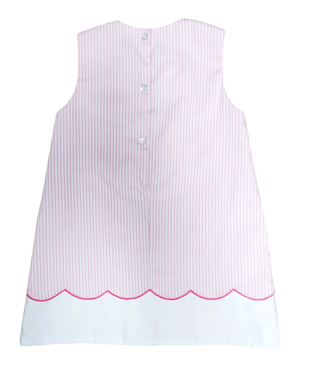 Strawberry Girl's A Line Dress - Little Threads Inc. Children's Clothing
