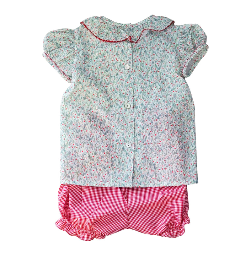 Tulips Collection Baby Girl Diaper set - Little Threads Inc. Children's Clothing